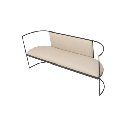 Caracole Toulouse Wool Upholstered Bench, image 5