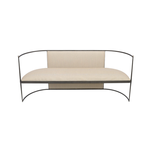 Caracole Toulouse Wool Upholstered Bench