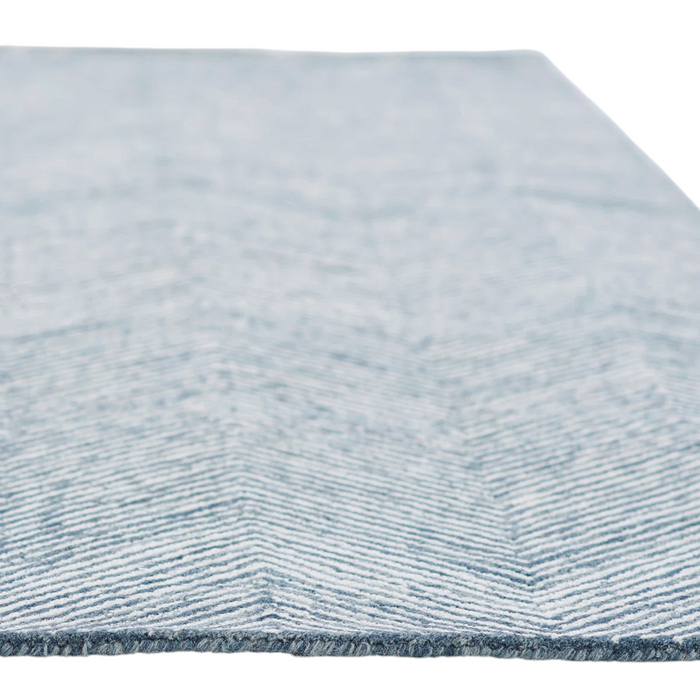 Birch Lane Wheaton Handmade Tufted Wool Denim/Beige Area Rug, image 3