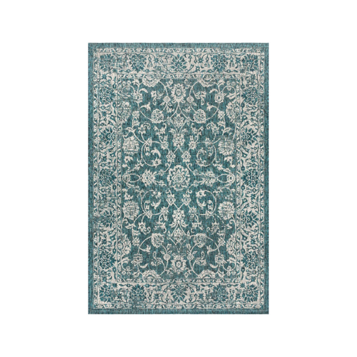 Jonathany Santa Monica SMB100C Teal/Gray Area Rug, image 2