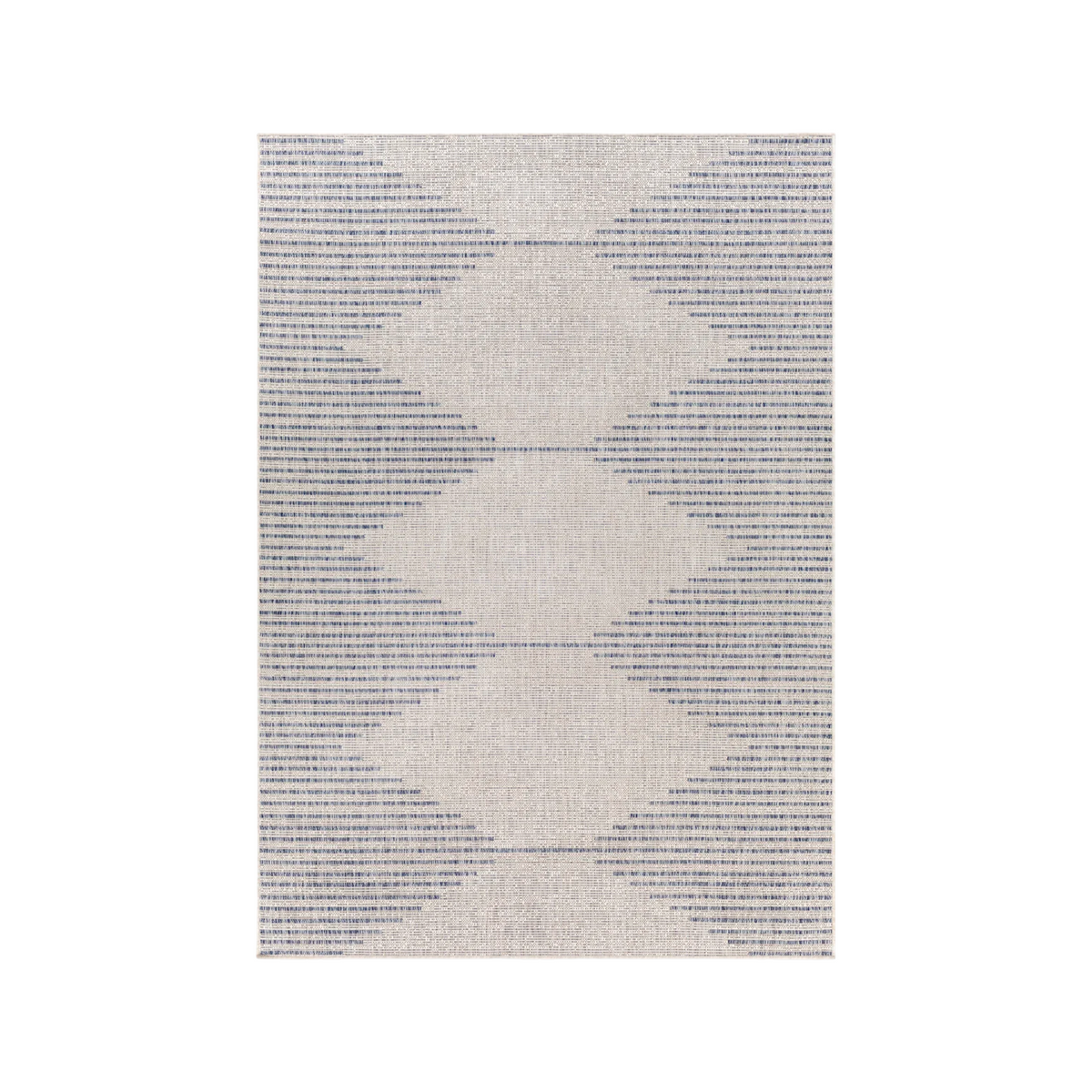The Twillery Co. Mendota Geometric Light Grey Indoor/Outdoor Area Rug