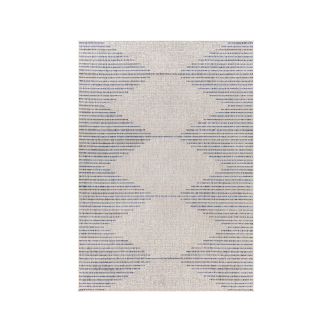 The Twillery Co. Mendota Geometric Light Grey Indoor/Outdoor Area Rug