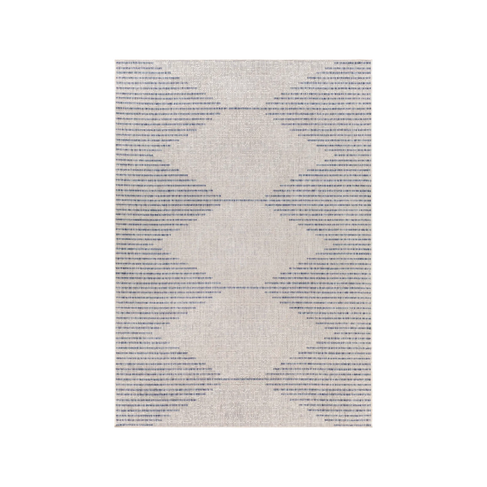 The Twillery Co. Mendota Geometric Light Grey Indoor/Outdoor Area Rug, image 2