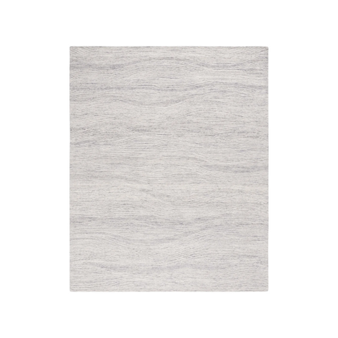 Beachcrest Home Wimmer Abstract Handmade Tufted Wool Ivory Area Rug