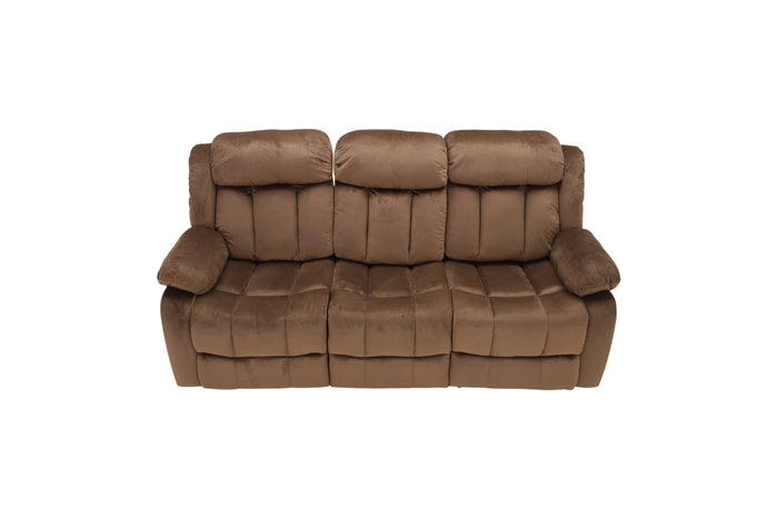 Ebern Designs Oxier Manual Reclining Microsuede Sofa, image 3
