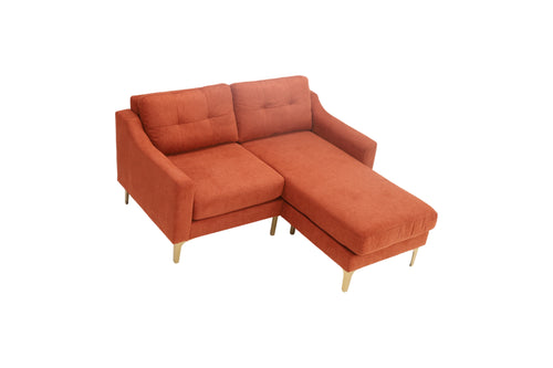 Burrow Nomad Loveseat with Ottoman - Sienna - Performance Brushed Chenille, image 5