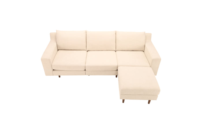 Burrow Mercer 4-Piece Reversible Chaise Sectional - Georgia Clay - Performance Chenille, image 3