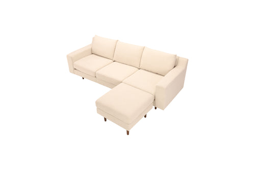 Burrow Mercer 4-Piece Reversible Chaise Sectional - Georgia Clay - Performance Chenille, image 5