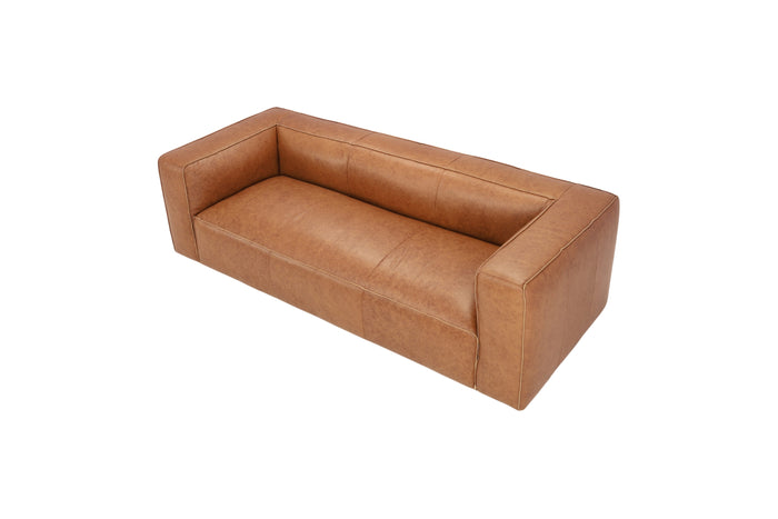 Latitude Run Latravion Genuine Leather Modern Sofa, image 3