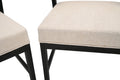 Corrigan Studio Aliha Foam Padding Upholstered Cane Back Side Chair Set of 4