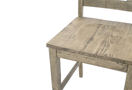 Laurel Foundry Modern Farmhouse Kenia Pine Solid Wood Counter Stool with Solid Wood Frame (Set of 2), image 6