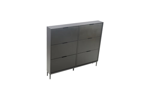 Hokku Designs Black Manufactured Wood Shoe Storage, image 3