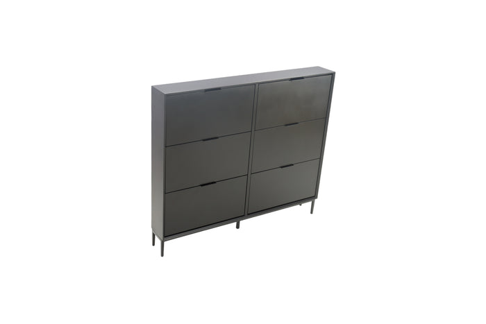 Hokku Designs Black Manufactured Wood Shoe Storage, image 3
