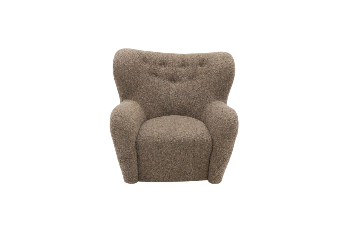 House of Leon Papa Teddy Chair - Camel Boucle