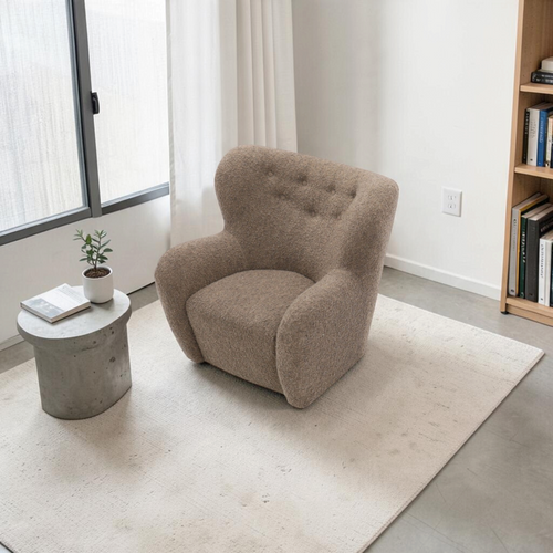 House of Leon Papa Teddy Chair - Camel Boucle, image 1