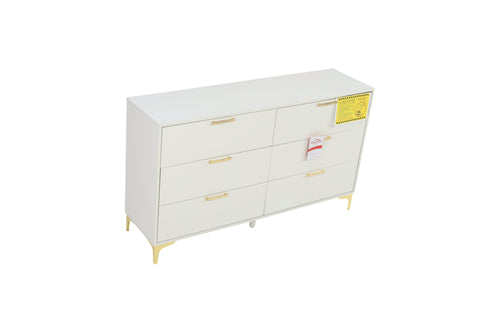 Willa Arlo Interiors Paulk 6-drawer Dresser White, image 3