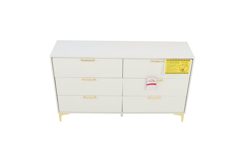 Willa Arlo Interiors Paulk 6-drawer Dresser White, image 4