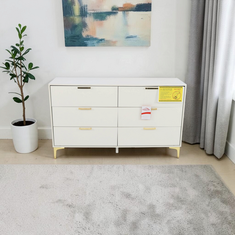 Willa Arlo Interiors Paulk 6-drawer Dresser White