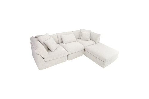 Get Together 4-Piece Modular Sectional - Oatmeal