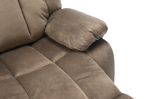 Latitude Run Microfiber Upholstered Manual Reclining Loveseat with Metal Legs, image 10