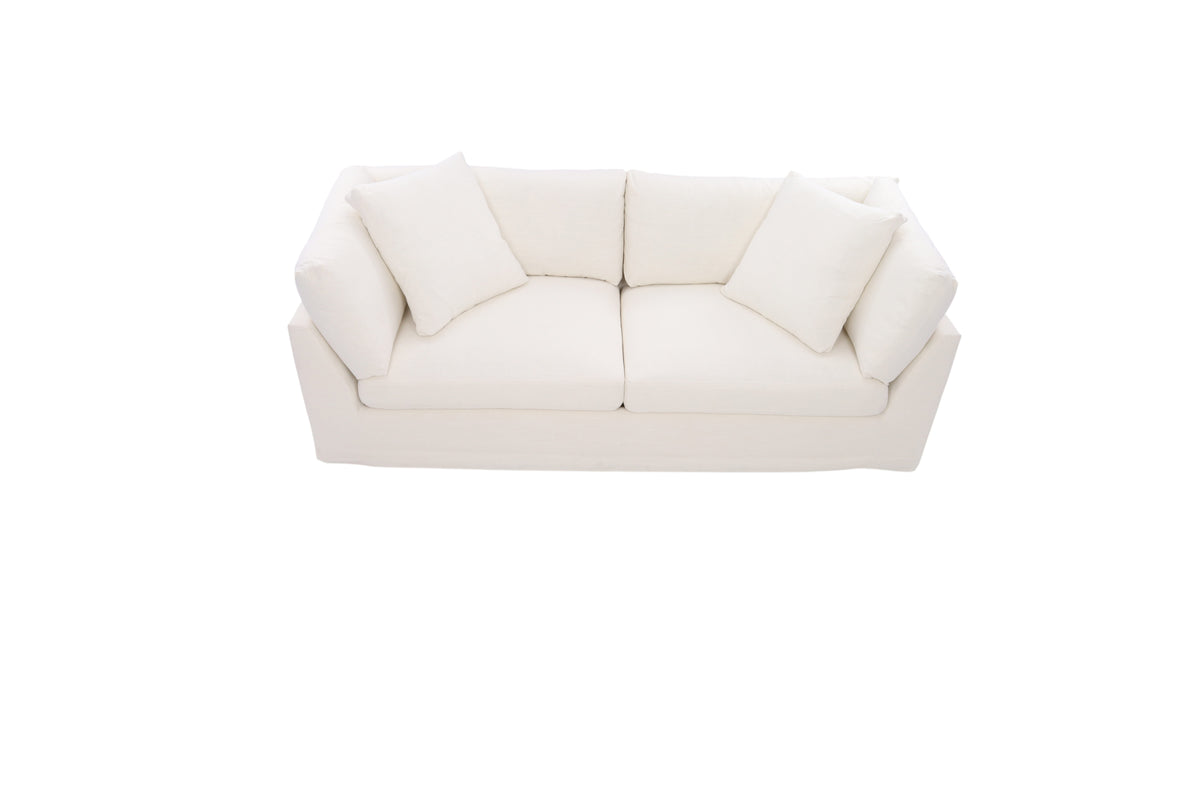 Sundays Get Together Sofa - Cream Linen