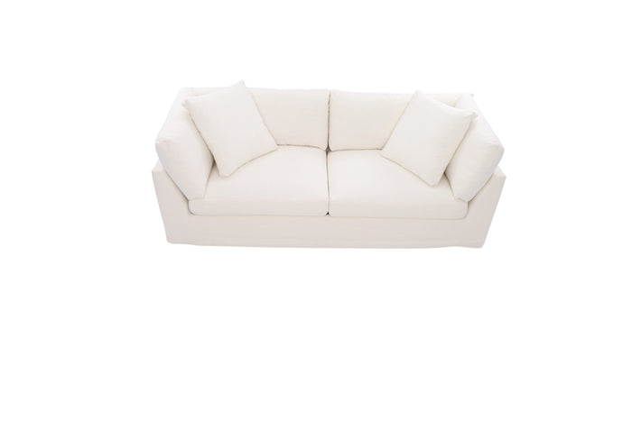 Sundays Get Together Sofa - Cream Linen, image 2