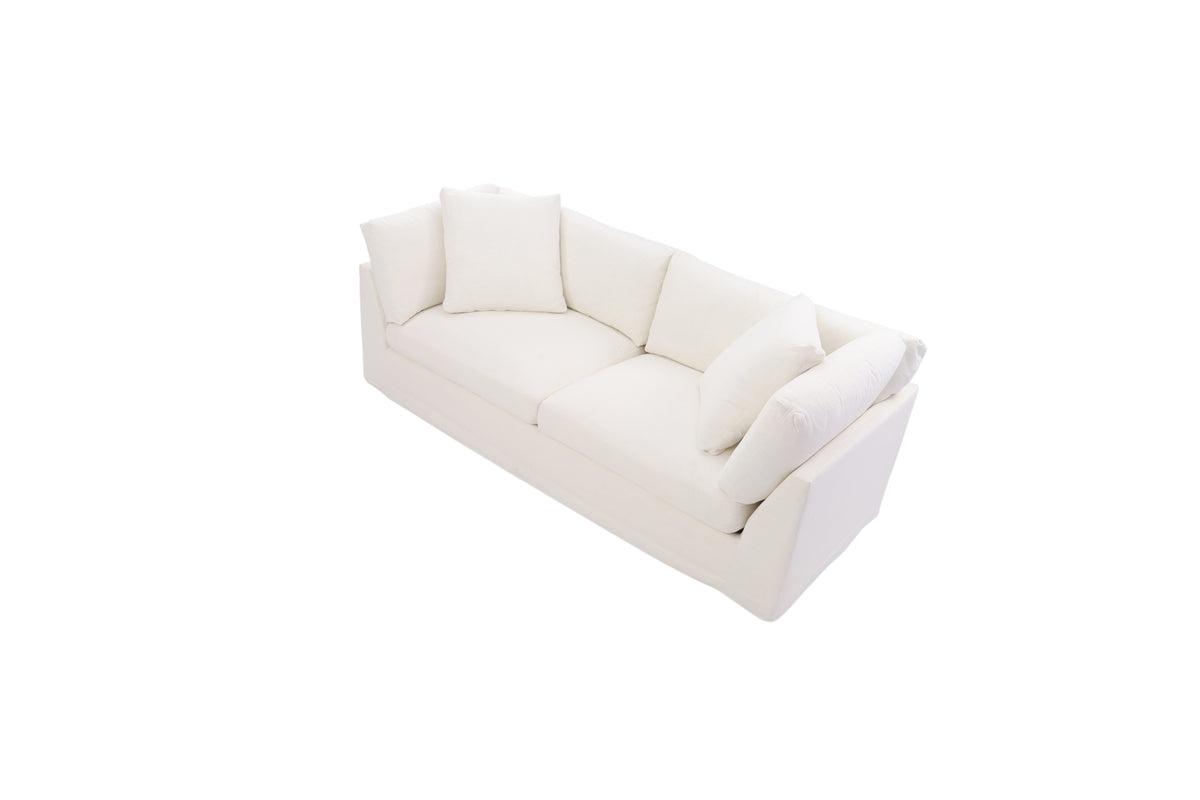Sundays Get Together Sofa - Cream Linen