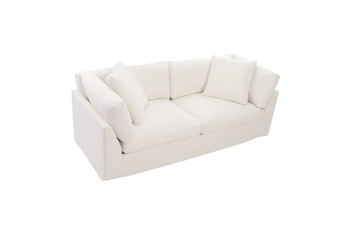 Sundays Get Together Sofa - Cream Linen, image 3