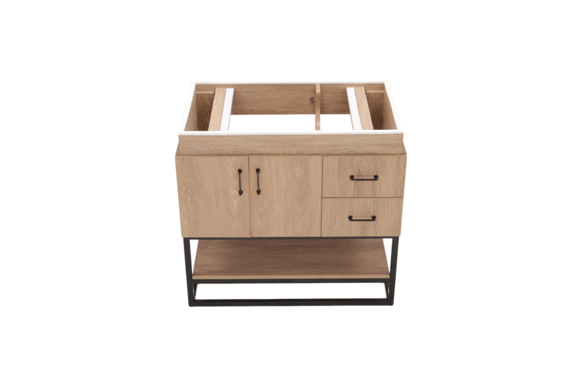 Vinnova Alistair Freestanding Standard Free Standing Single Vanity Bathroom Vanity