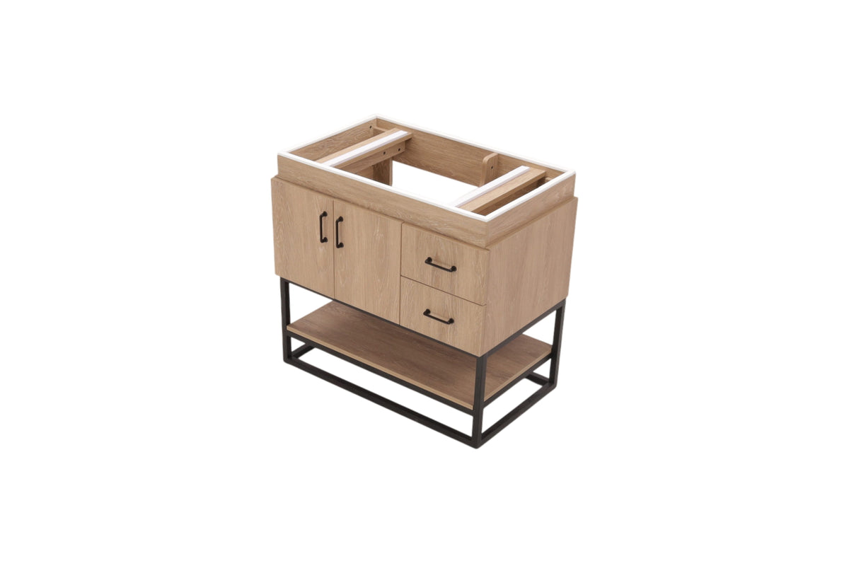 Vinnova Alistair Freestanding Standard Free Standing Single Vanity Bathroom Vanity