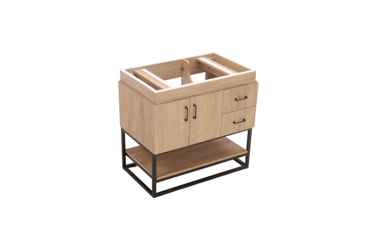 Vinnova Alistair Freestanding Standard Free Standing Single Vanity Bathroom Vanity