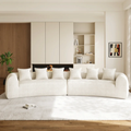Ivy Bronx Boneless Modern Curved Sectional Sofa Oversized Compression Sofa