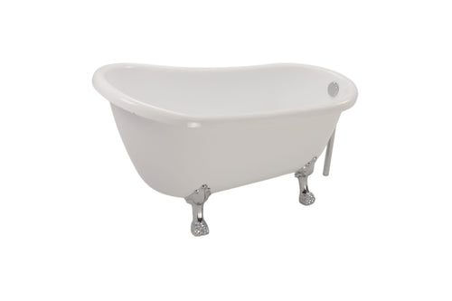Woodbridge Clawfoot Soaking Acrylic Bathtub
