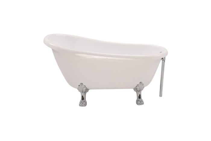 Woodbridge Clawfoot Soaking Acrylic Bathtub, image 3