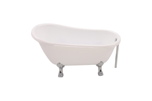 Woodbridge Clawfoot Soaking Acrylic Bathtub, image 4