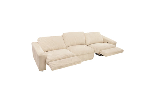 Hokku Designs Milred Corduroy Power Reclining Sofa, image 5