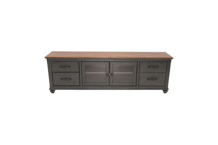 Alcott Hill Wauneta Farmhouse TV Stand for TVs up to 90", image 2