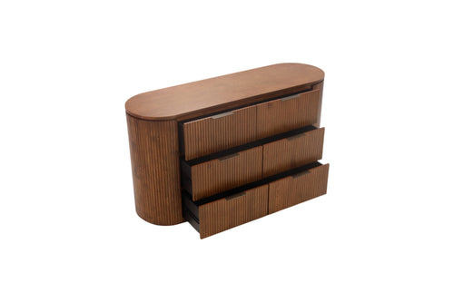 Joss & Main Kiki Fluted 6 Drawer Dresser, image 7