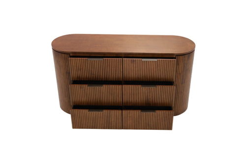 Joss & Main Kiki Fluted 6 Drawer Dresser, image 8