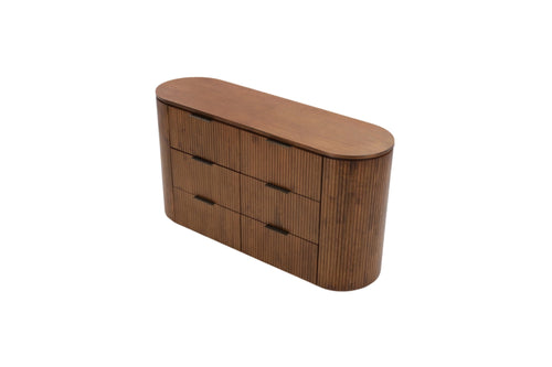 Joss & Main Kiki Fluted 6 Drawer Dresser, image 5