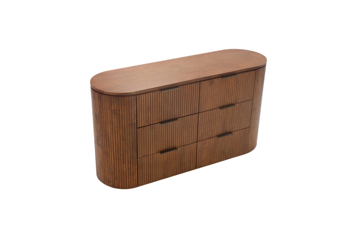 Joss & Main Kiki Fluted 6 Drawer Dresser, image 3