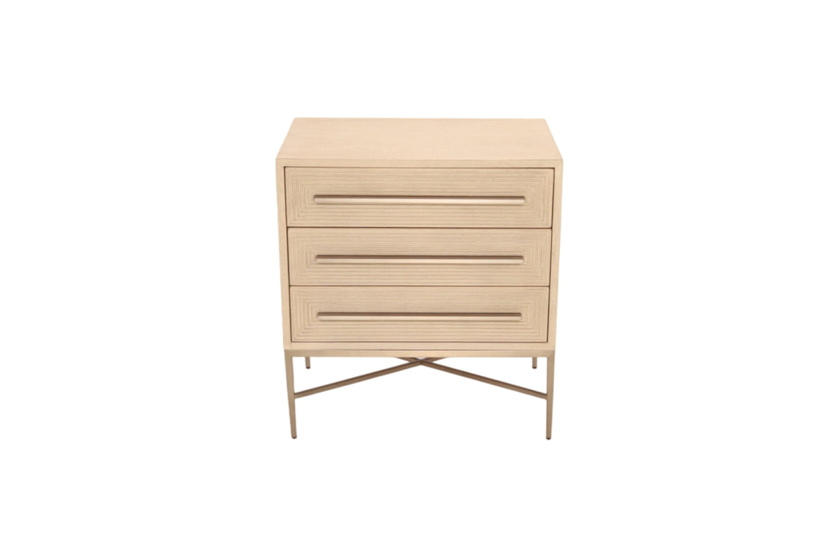 Hooker Furniture Cascade Three-Drawer Nightstand