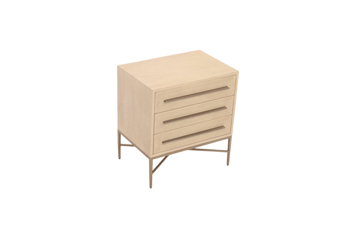 Hooker Furniture Cascade Three-Drawer Nightstand