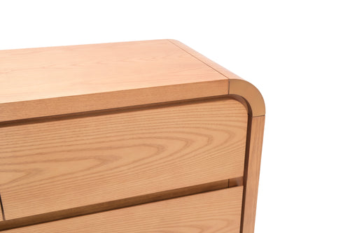 AllModern Nori 7-Drawer Horizontal Solid Wood Dresser, image 10