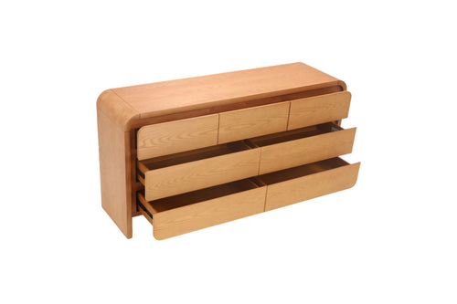 AllModern Nori 7-Drawer Horizontal Solid Wood Dresser, image 7