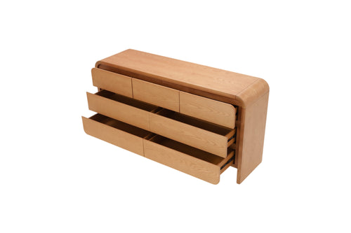 AllModern Nori 7-Drawer Horizontal Solid Wood Dresser, image 9