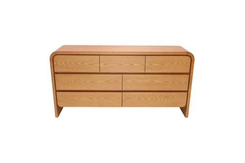 AllModern Nori 7-Drawer Horizontal Solid Wood Dresser
