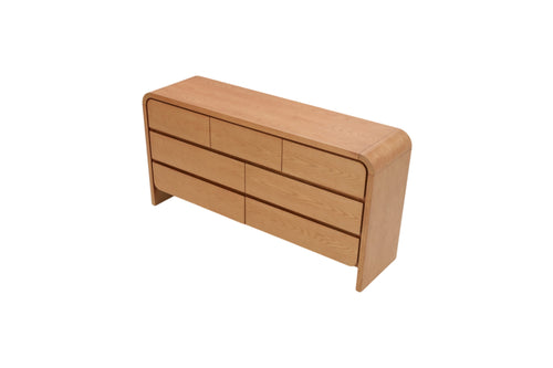 AllModern Nori 7-Drawer Horizontal Solid Wood Dresser, image 5
