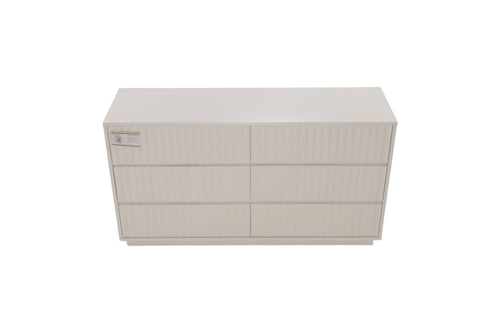 AllModern Paloma Scalloped Soft-Close 6-Drawer Dresser - Mahogany, image 4