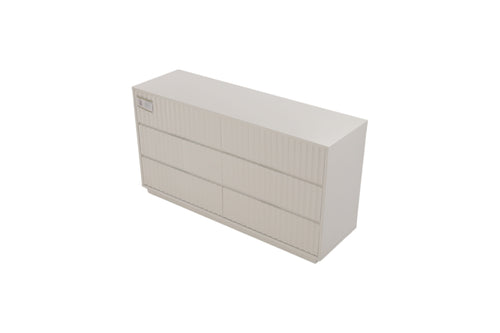 AllModern Paloma Scalloped Soft-Close 6-Drawer Dresser - Mahogany, image 5